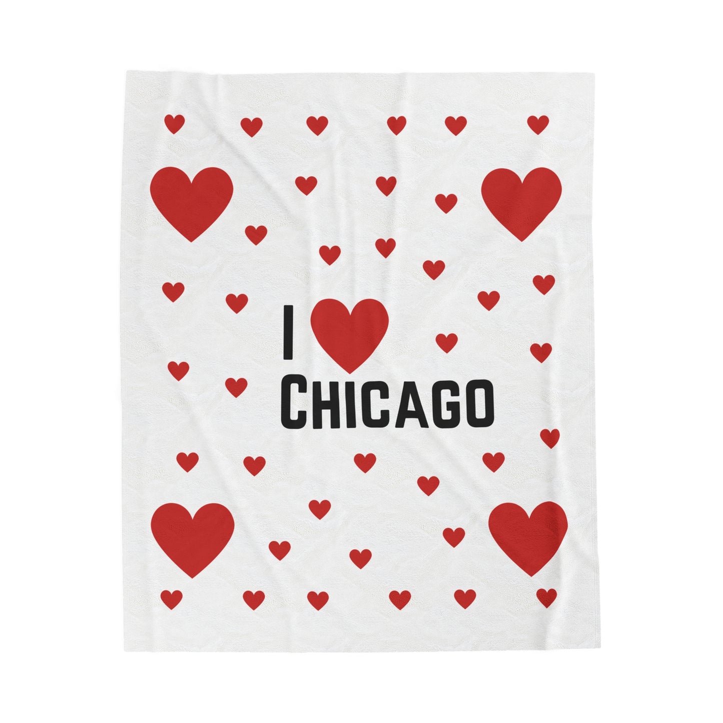 I Luv Chicago Plush Blanket