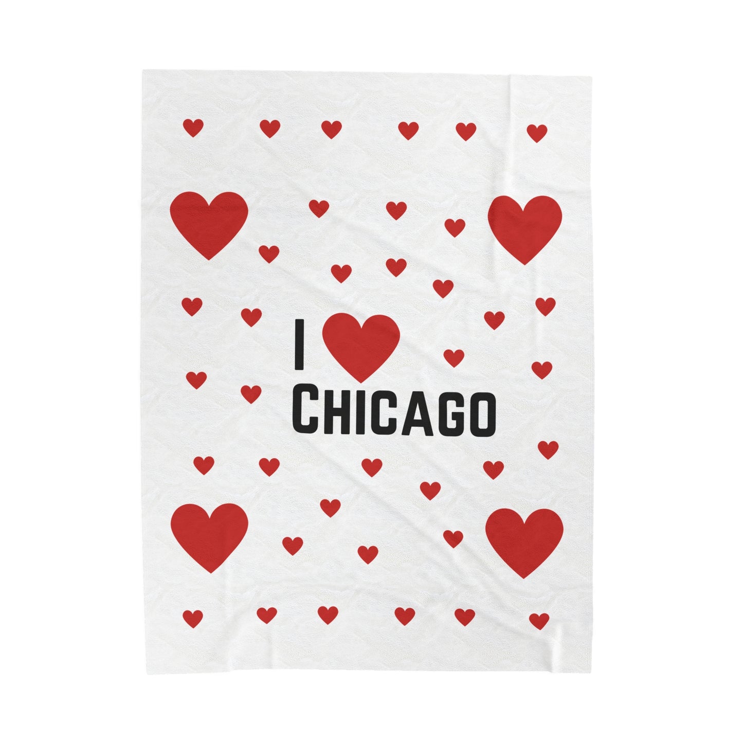 I Luv Chicago Plush Blanket