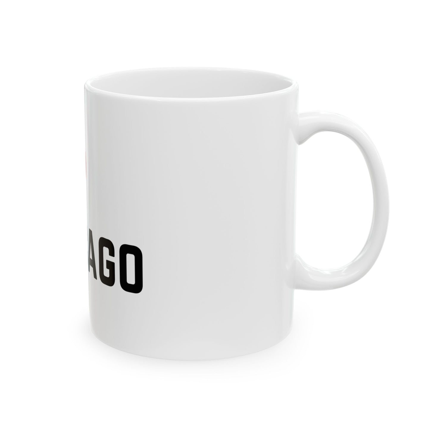 I Luv Chicago 11 oz White Mug